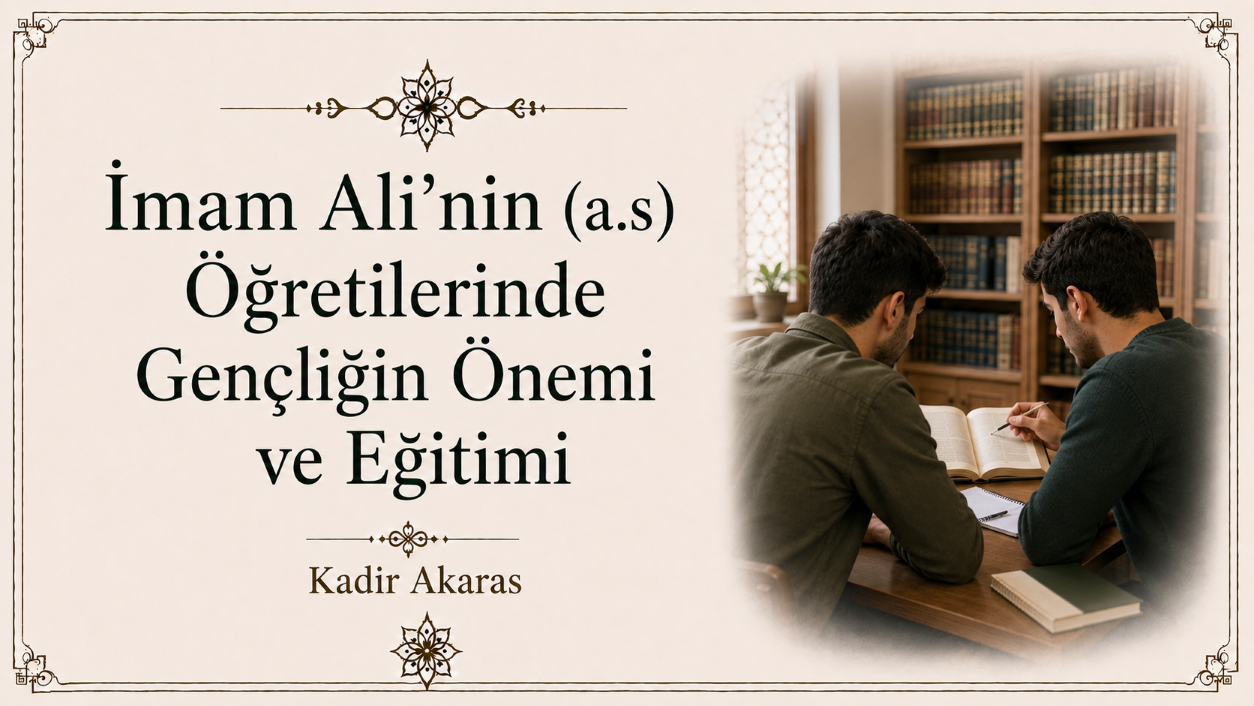 İmam Ali’nin (a.s) Öğretilerinde Gençliğin Önemi ve Eğitimi