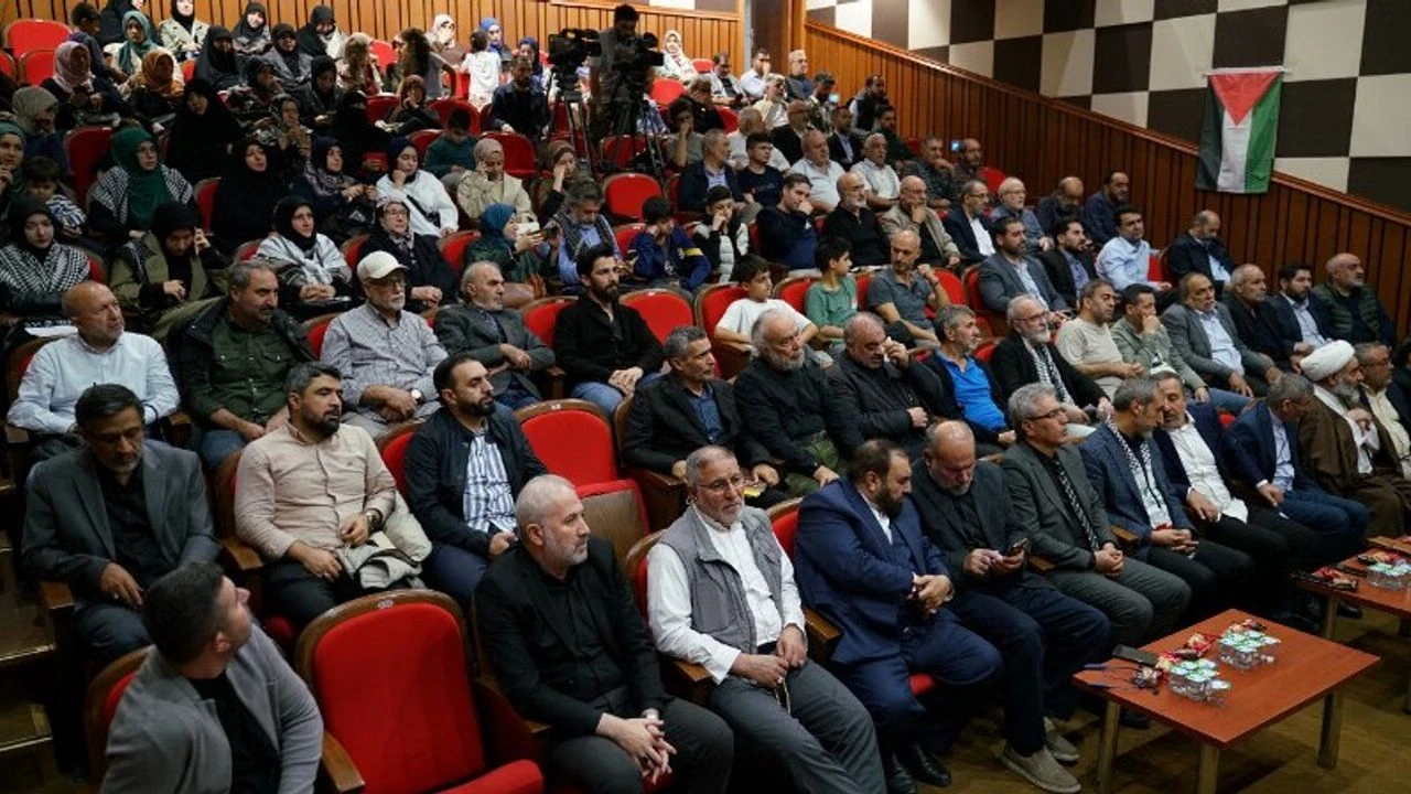 Ehlibeyt Alimleri Derneği, İstanbul Bağcılar'da Aksa Tufanı ve Kudüs şehitlerini